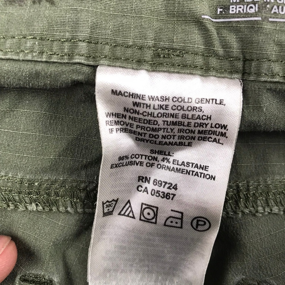 Mountain Hardwear Pants Womens 4 Olive Green Cotton Stretch Hiking Outdoor - Picture 8 of 16